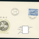 FDC 1959 Yleismerkki Convair 45 mk + tuloleima - pikkukuva 1