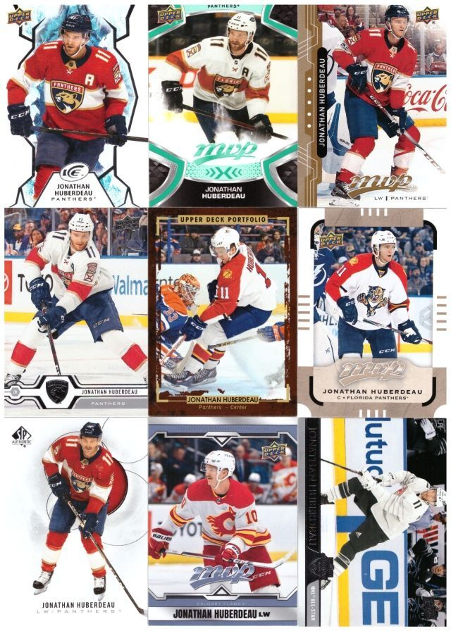 8 x JONATHAN HUBERDEAU Panthers, Flames