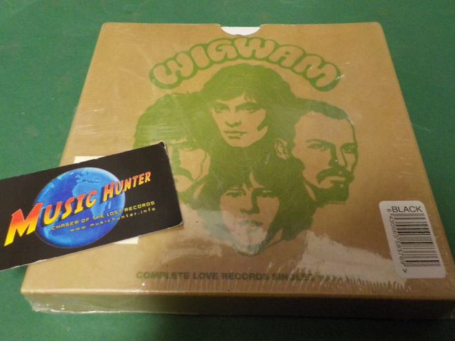 WIGWAM - COMPLETE LOVE RECORDS SINGLES UUSI 7'' BOKSI
