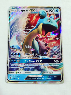 Lapras GX - 35/149 - Pokemon Sun & Moon Base Set Ultra Rare