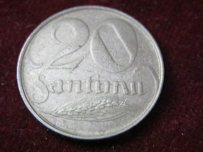 20 santimu 1922. Latvia