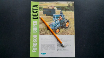 Fordson Super Dexta traktorin esite 60-luku
