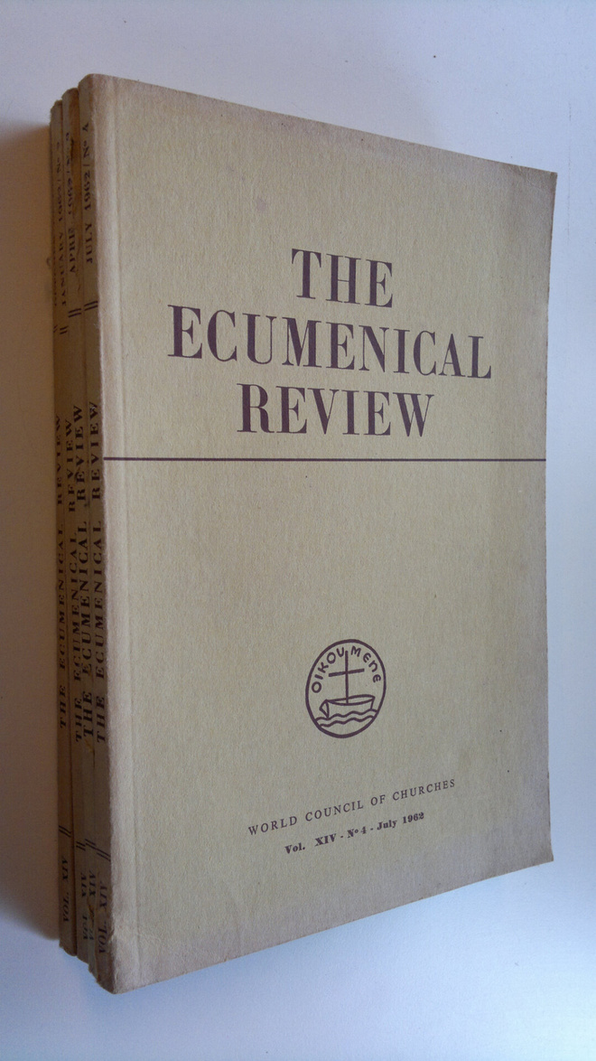 W.A. (edit.) Visser 't Hooft : The Ecumenical review No. ...