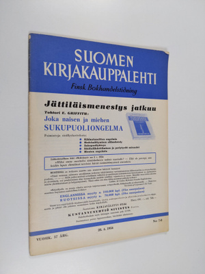 Suomen kirjakauppalehti 7-8/1954