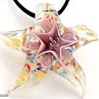 1069 .. Murano Käsintehty Lampwork Taidelasia .. Kaulakoru - pikkukuva 1