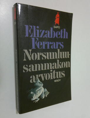 Elizabeth Ferrars : Norsunluusammakon arvoitus