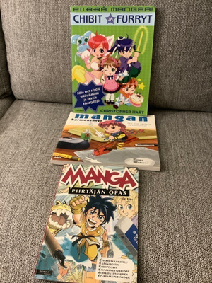 3 X MANGA OPAS (HARMAASÄVYT,PIIRÄ MANGAA,PIIRTÄJÄN OPAS