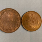 5 penniä v. 1917 II ja 10 penniä v. 1915, paremmat - pikkukuva 1
