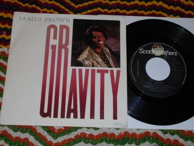 7" JAMES BROWN - Gravity - single 1986 soul EX