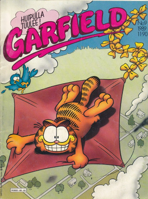 Garfield 9/1989 Huipulla tuulee