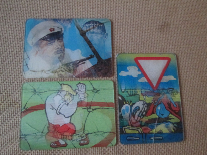 CCCP: kolme hologrammi taskukalenteria 1980-1981