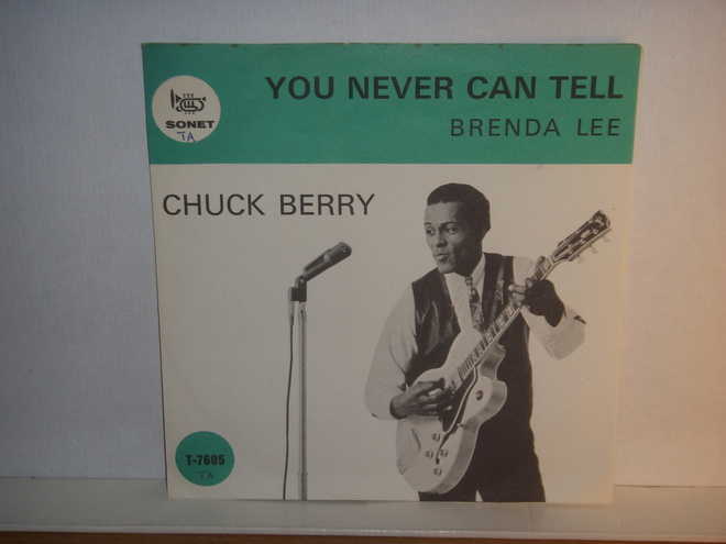 Chuck   Berry 7" You Never Can Tell/Brenda Lee (ps)