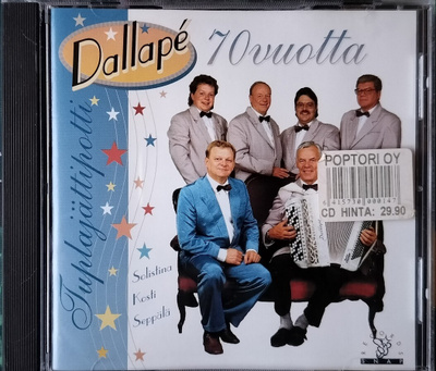 DALLAPE 70 VUOTTA-TUPLAJÄTTIPOTTI-CD, SNAP CD 317,v.1995