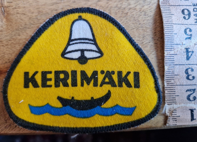 Kerimäki vintage kangasmerkki