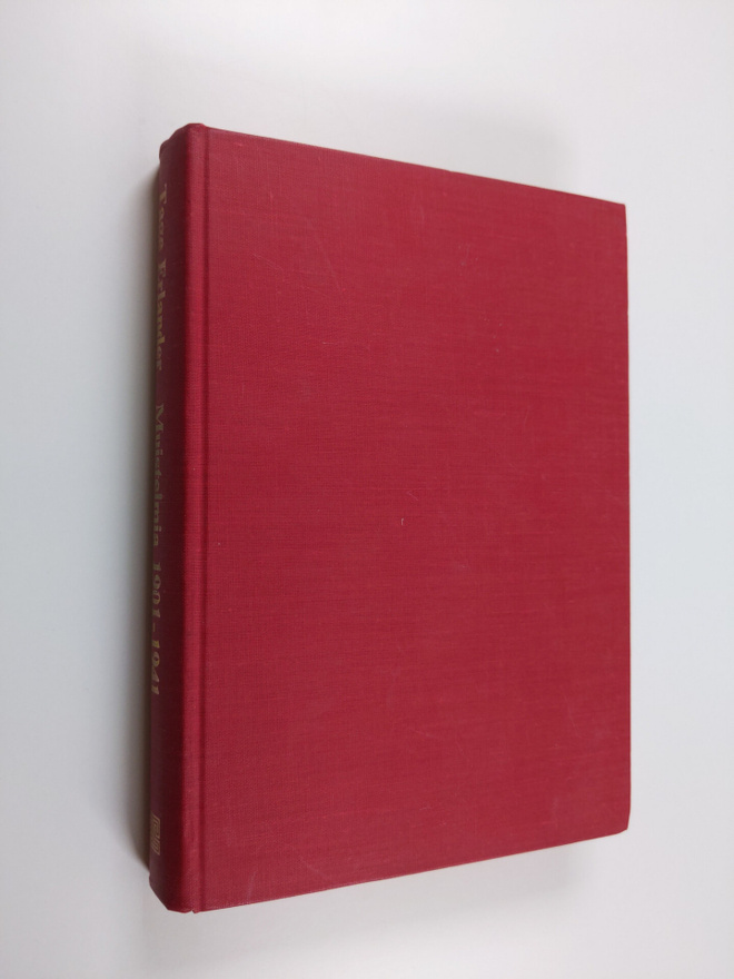 Tage Erlander : Muistelmia 1901-1941
