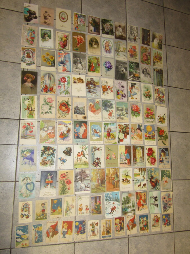 105 tosi vanhaa hienoa postikorttia
