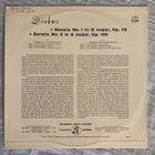 Brahms-Sonata No1, No2. L. Kogan, A.Mitnik. Columbia v.1956. - pikkukuva 2