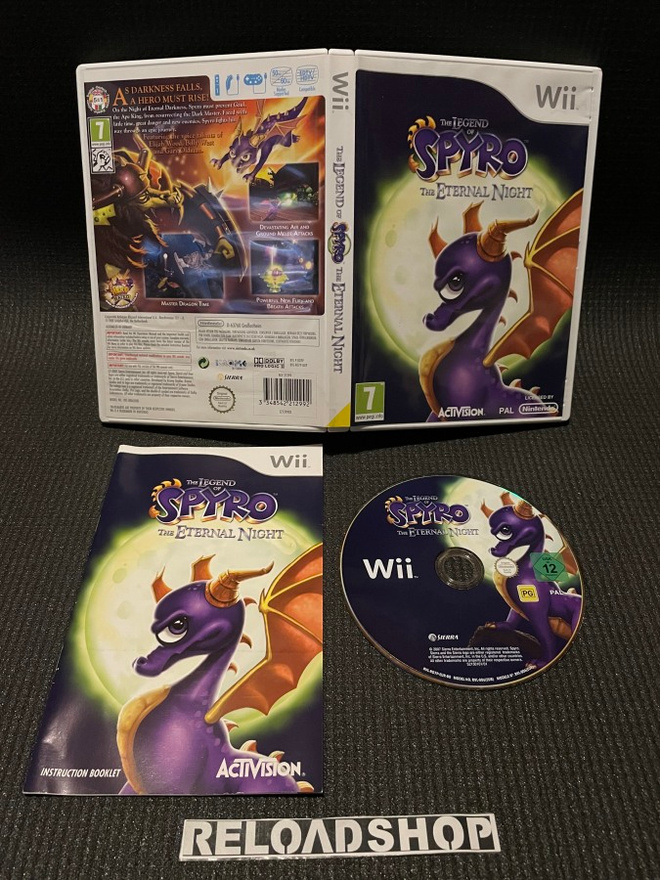 The Legend of Spyro The Eternal Night Wii - CiB