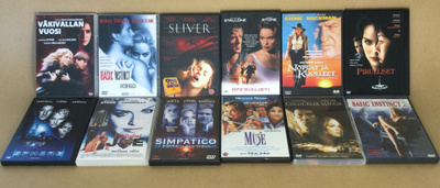 Sharon Stone -elokuvia 12 kpl DVD