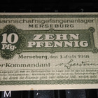Germany Saksa 10 Pfg Leiri Merseburg 1918 UNC - pikkukuva 1