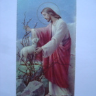 Jeesus löytää karitsan. Koko 5,5cm x10,cm - pikkukuva 1