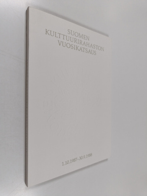 Suomen kulttuurirahaston vuosikatsaus 1.10.1987-30.9.1988