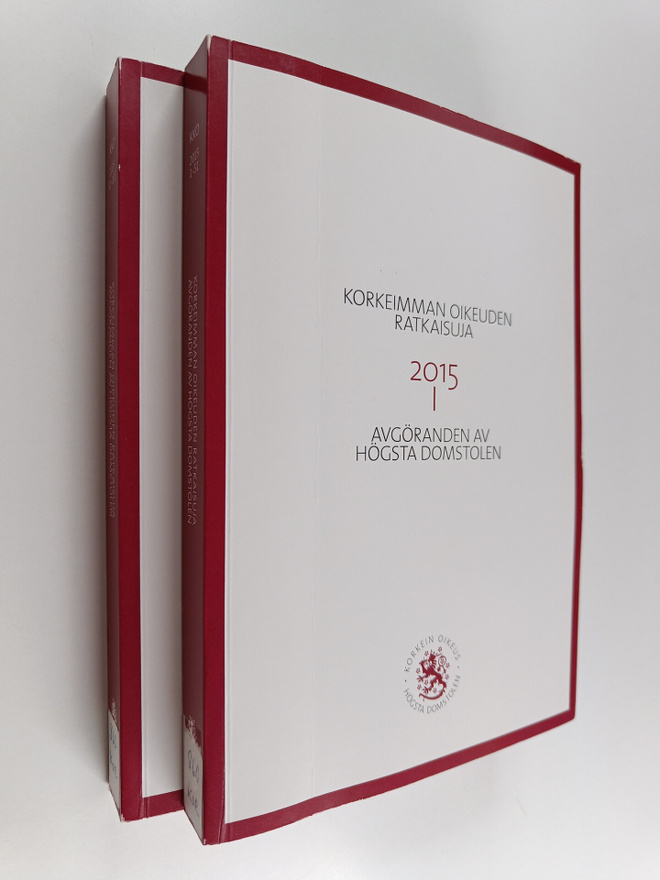 Korkeimman oikeuden ratkaisuja 2015 1-2