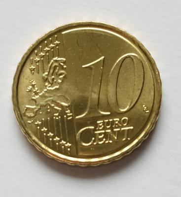 Suomi 10 cent, circ, v. 2015