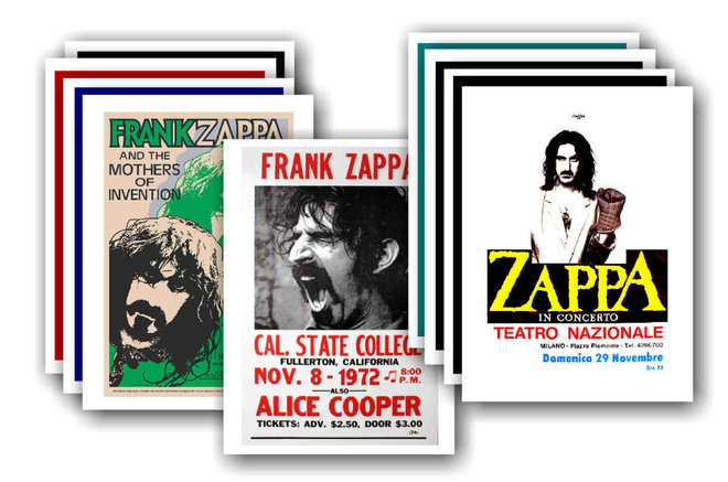 FRANK ZAPPA  -- korttisetti x10  (UPEA lahja!) #1