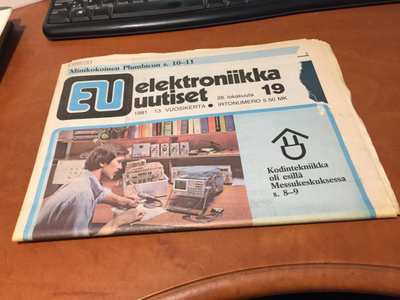 ELEKTRONIIKKA UUTISET 1981 HYVÄ