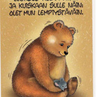 kortti ** Ansio Marleena Nalle - erilaisia taidekortteja - pikkukuva 1