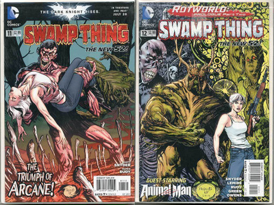 Swamp Thing 11-23  (DC; 2012-2013)