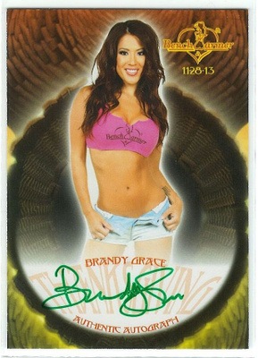Bench Warmer 2013 Thanksgiving Autograph Brandy Grace