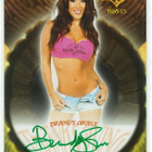 Bench Warmer 2013 Thanksgiving Autograph Brandy Grace - pikkukuva 1