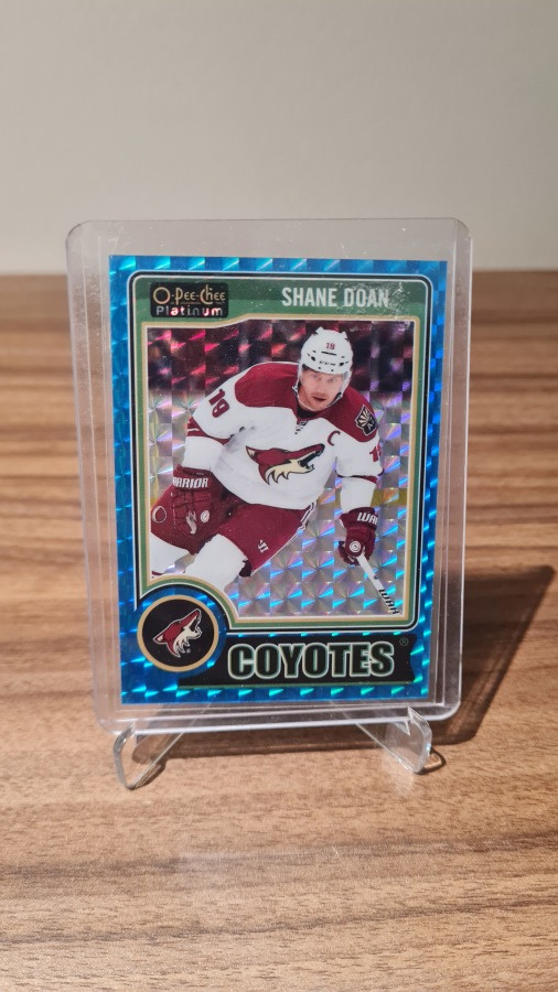 2014-15 O-Pee-Chee Platinum - Blue Cube #5 Shane Doan /65