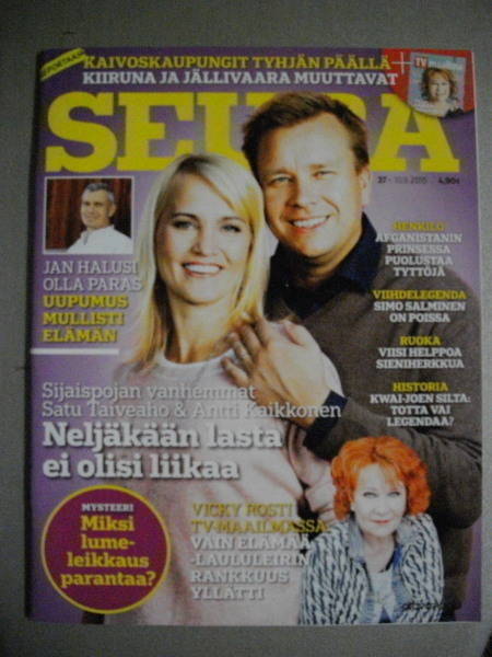 Seura lehti Nro 37/2015 (14.3)