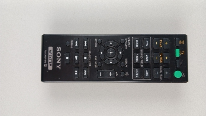 Sony soundbar kaukosäädin