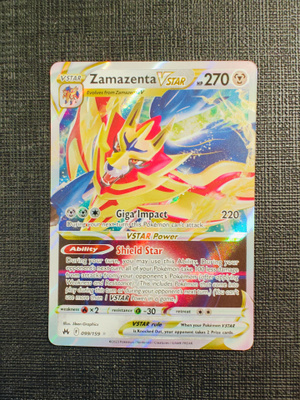 Zamazenta VSTAR 099/159 Ultra Rare Crown Zenith