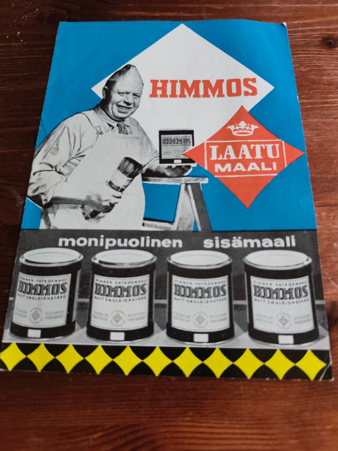Tikkurilan HIMMOS maaliesite 1950-luku