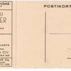 HARVINAINEN TAMPERE MAINOSKORTTI KAKSIOSAINEN LAIVAT/MAINOKS - pikkukuva 2