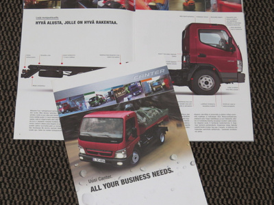 2006 Mitsubishi Canter kuorma-auto esite - 30 sivua - suom