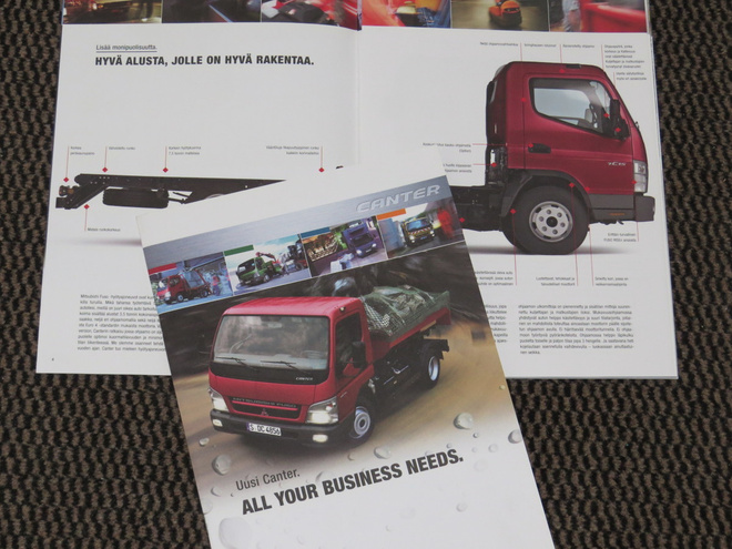 2006 Mitsubishi Canter kuorma-auto esite - 30 sivua - suom
