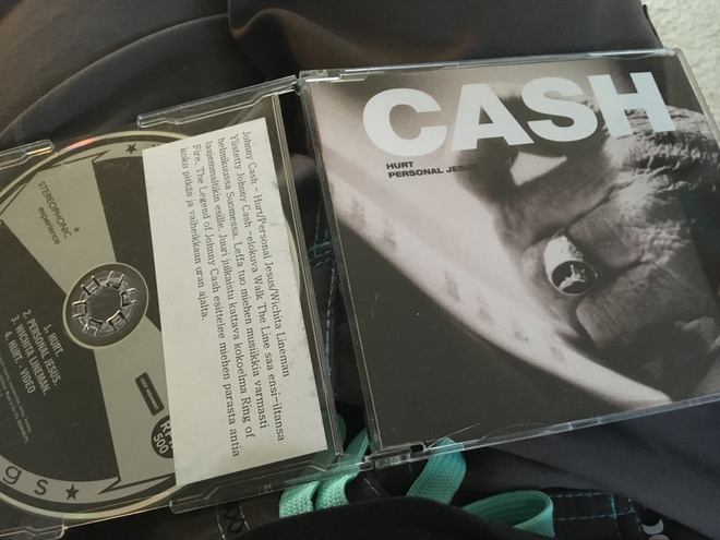 Johnny Cash . Hurt / personal jesus CDS single American