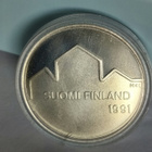 Juhlaraha 100 mk Jääkiekon MM-kisat 1991, hopeaa - pikkukuva 2
