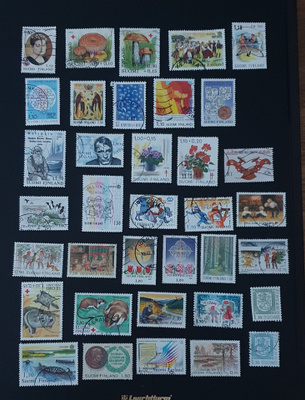 POSTIMERKKEJÄ VUOSILTA 1980-1985
