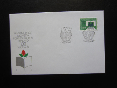 FDC 1989 Kansanopistot Suomessa 100 vuotta