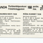 Purkkakuva Panda POSTIMERKKIPURUKUMI: Punainen Risti 1936 - pikkukuva 2