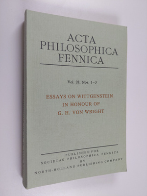 Georg Henrik Wright : Essays on Wittgenstein in Honour of...