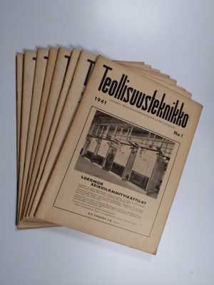 Teollisuusteknikko vuosikerta 1941 (puuttuu nro 10)