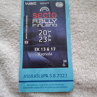2023 Rapsula Ralli Kulkulupa / asukaslupa keräilyyn - pikkukuva 1